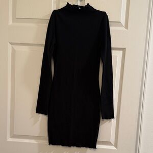 Better Be Classic Black Long Sleeve Dress